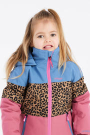 thumbnail: Protest ski-jack Fancy TD blauw/roze/camel