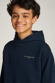 thumbnail: Tommy Hilfiger hoodie donkerblauw