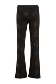 thumbnail: anytime flared legging met stippen print zwart