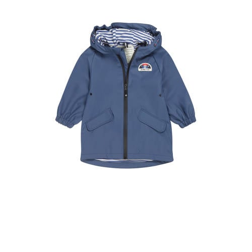 Tumble 'n Dry regenjas blauw Jongens Capuchon