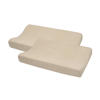 Meyco badstof aankleedkussenhoes - beige (set van 2)