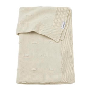 wiegdeken Knots beige