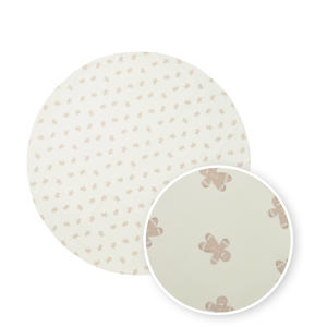 knoeimat gingerbread print 110 cm beige