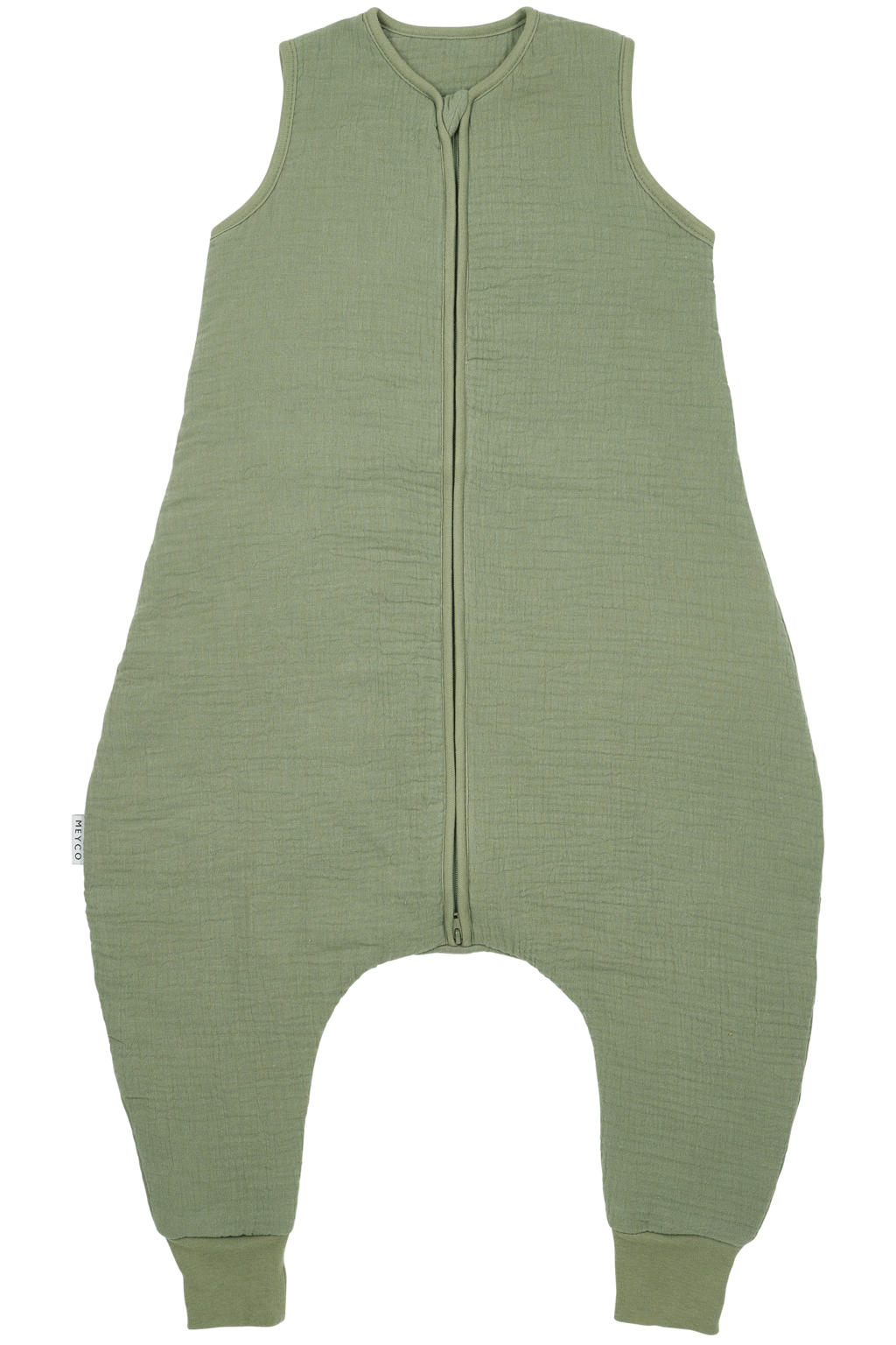 Meyco gevoerde slaapoverall jumper groen