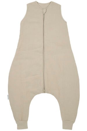 gevoerde slaapoverall jumper beige