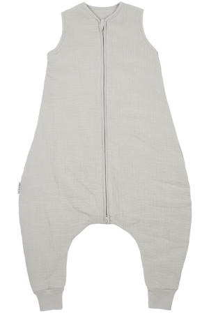 gevoerde jumper slaapoverall grijs