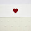 Meyco ledikantlaken Sweet Heart wit/rood