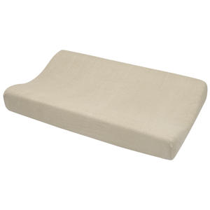 badstof aankleedkussenhoes beige