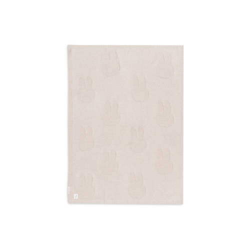 Jollein wiegdeken Miffy Nougat Babydeken Beige All over print