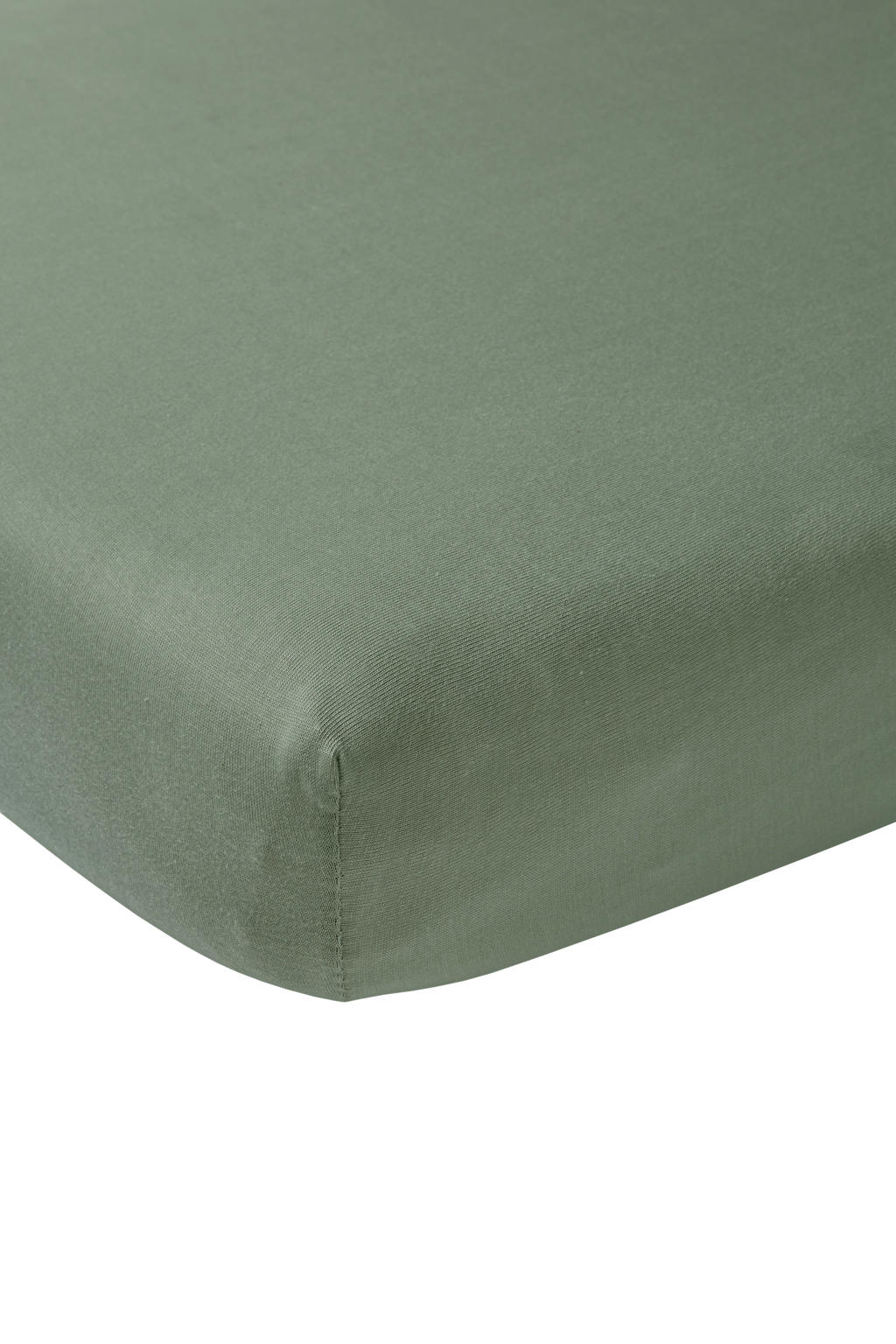 Meyco jersey wieg hoeslaken 40x80/90 cm forest green