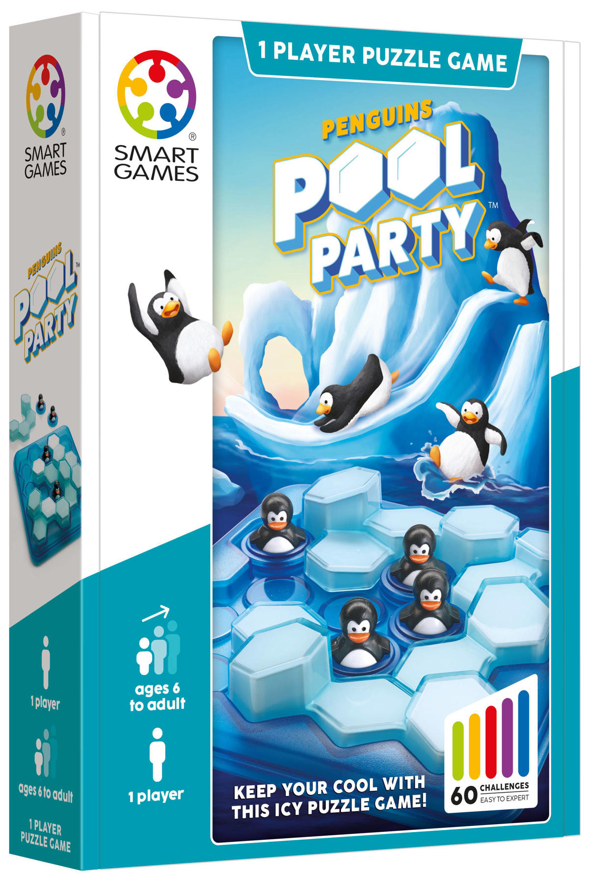 Smart Games - Penguins Pool Party - Brainteasing Puzzle Game - 6yrs+