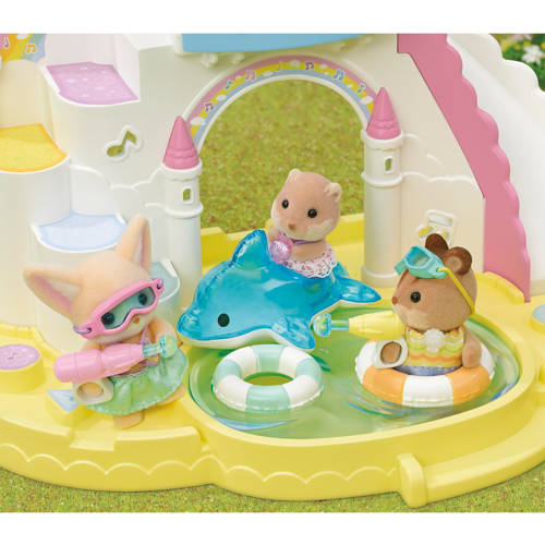 Sylvanian Families 5749 trio peutervriendjes- zwembad fun Speelfiguur
