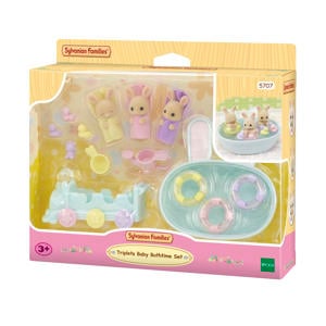 5707 Drieling baby crème konijn badspeelset