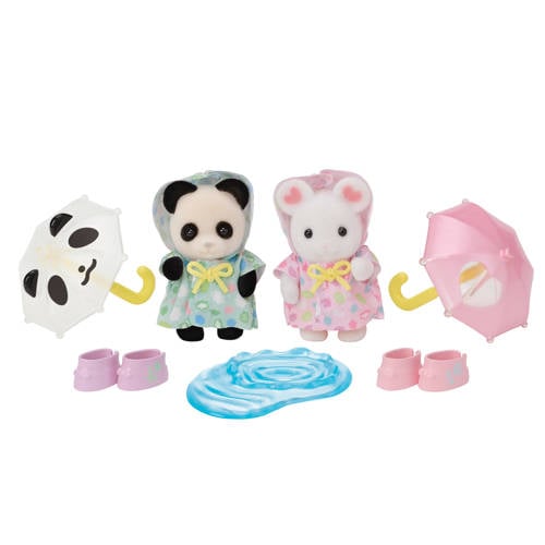 Sylvanian Families 5748 duo peutervriendjes- regendag Speelfiguur