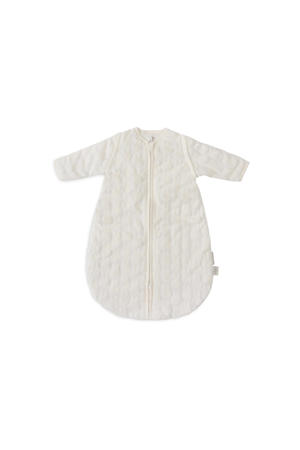 slaapzak met afritsbare mouw Miffy Jacquard - Ivory