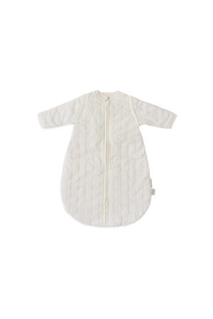 slaapzak met afritsbare mouw Miffy Jacquard - Ivory