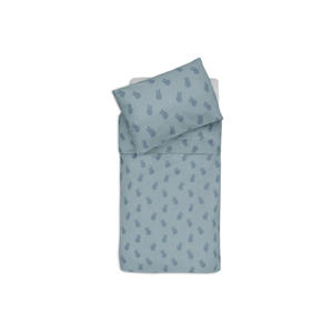ledikant dekbedovertrek Miffy Shadow Sea Green