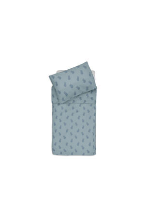 ledikant dekbedovertrek Miffy Shadow Sea Green