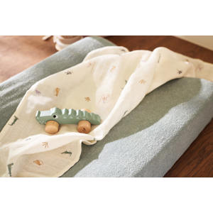 badstof aankleedkussenhoes Sea Green