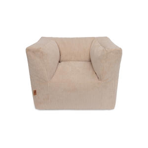 corduroy kinderfauteuil - Natural 