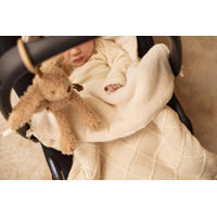 thumbnail: Jollein voetenzak groep 0+ 3/5 punts Check Knit - Oatmeal