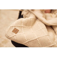 thumbnail: Jollein voetenzak groep 0+ 3/5 punts Check Knit - Oatmeal