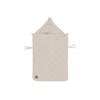 Jollein voetenzak groep 0+ 3/5 punts Check Knit - Oatmeal