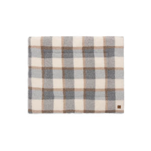 rechthoekig boxkleed Check Boucle