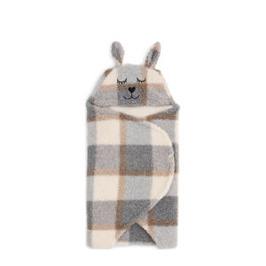 wikkeldeken Bunny Check - Boucle