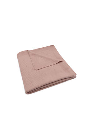 ledikantdeken Cosy Knit - Wild Rose