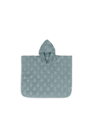 badstof badponcho Miffy Jacquard Sea Green