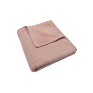 ledikant deken Cosy Knit - Wild Rose/Velvet