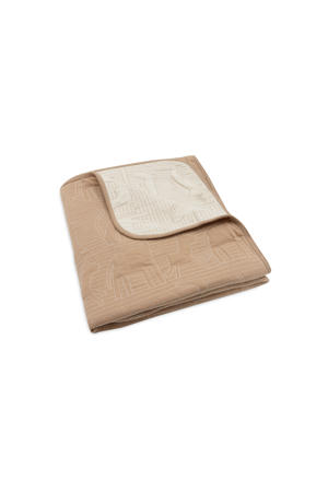 reversible ledikantdeken Jungle Jambo - Biscuit/Oatmeal