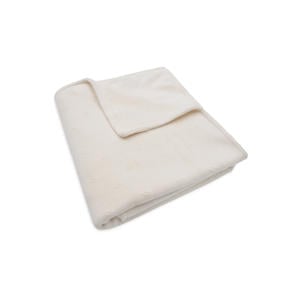 ledikant deken Cosy Knit - Ivory/Velvet