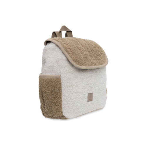 Jollein rugtasje Colourblock - Naturel Rugzak Beige Jongens/Meisjes Polyester afbeelding