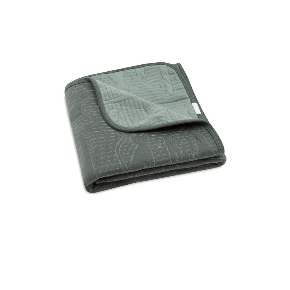 Couverture berceau Jungle jambo - Ash green JOLLEIN, Vente en ligne de Couverture bébé | Bébé9