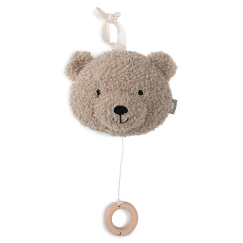 Jollein muziekhanger Teddy Bear - Olive Green Muziekmobiel Groen Meerkleurig afbeelding