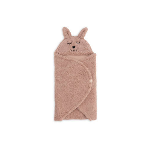 Jollein wikkeldeken Bunny - Wild Rose Roze Meerkleurig afbeelding