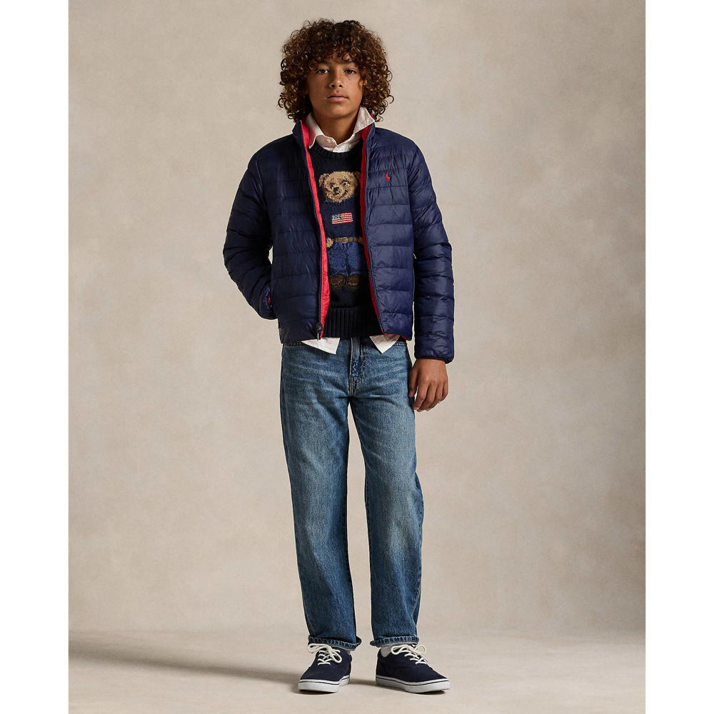 POLO Ralph Lauren gewatteerde jas rood