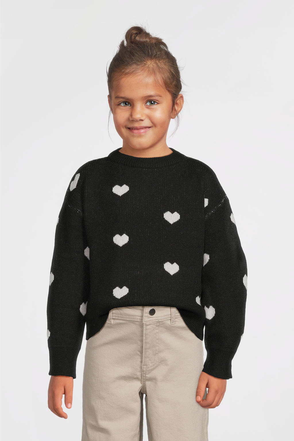 NAME IT KIDS gebreide trui zwart