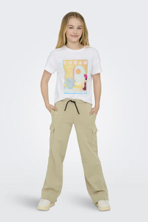 loose casual broek zand