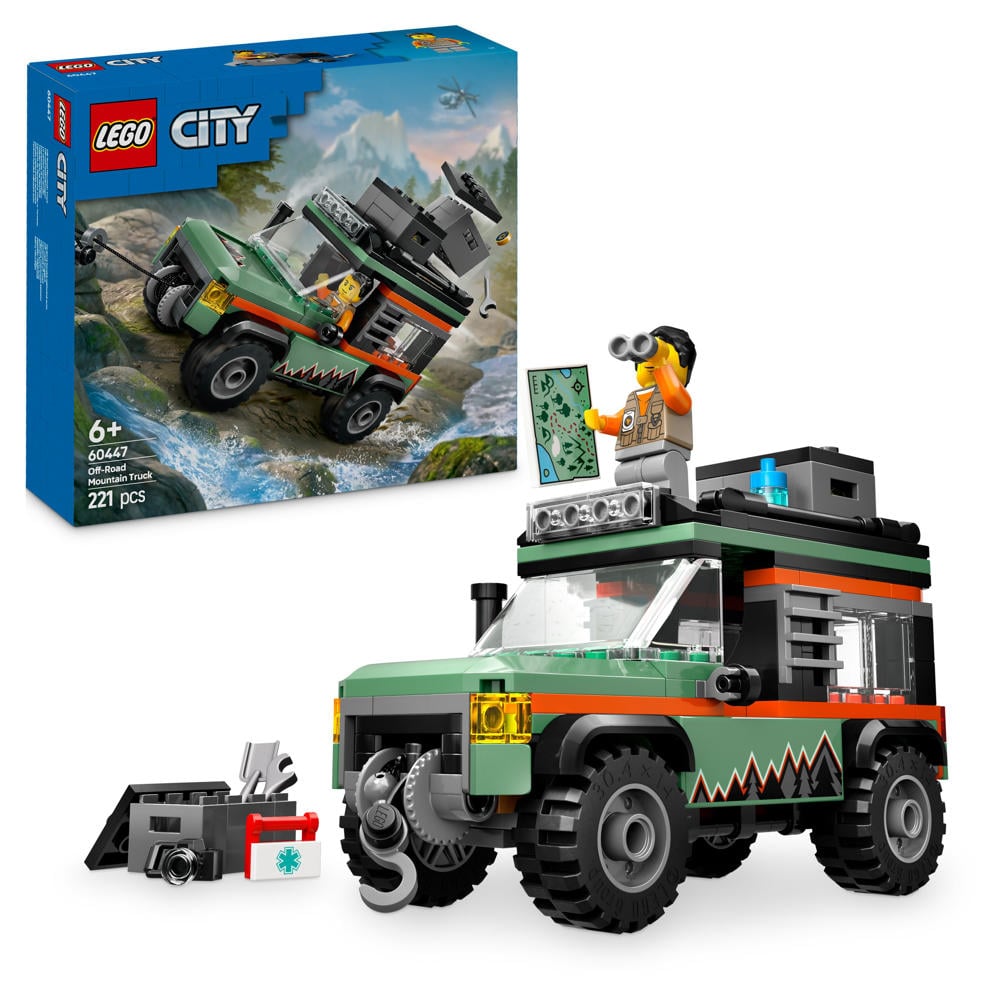LEGO City 4x4 terreinwagen voor in de bergen 60447