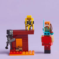 thumbnail: LEGO Minecraft De lavastrijd in de Nether speelgoed voor kinderen 21266