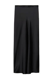 thumbnail: Zwarte meisjes MANGO TEEN maxi rok gemaakt van polyester en met elastische tailleband