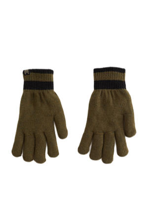 handschoenen/want olijfgroen/zwart