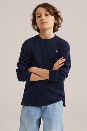 longsleeve marineblauw