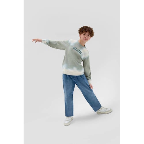 s.Oliver tie-dye sweater groen Tie-dye