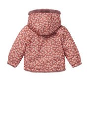 thumbnail: Noppies baby reversible imitatiebont winterjas oudroze/rood
