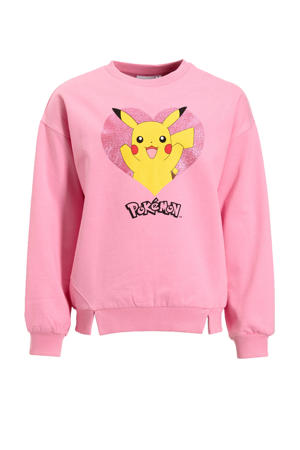 trui met Pokemon print roze