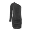 KIDS ONLY GIRL bodycon jurk KOGQUEEN zwart/zilver